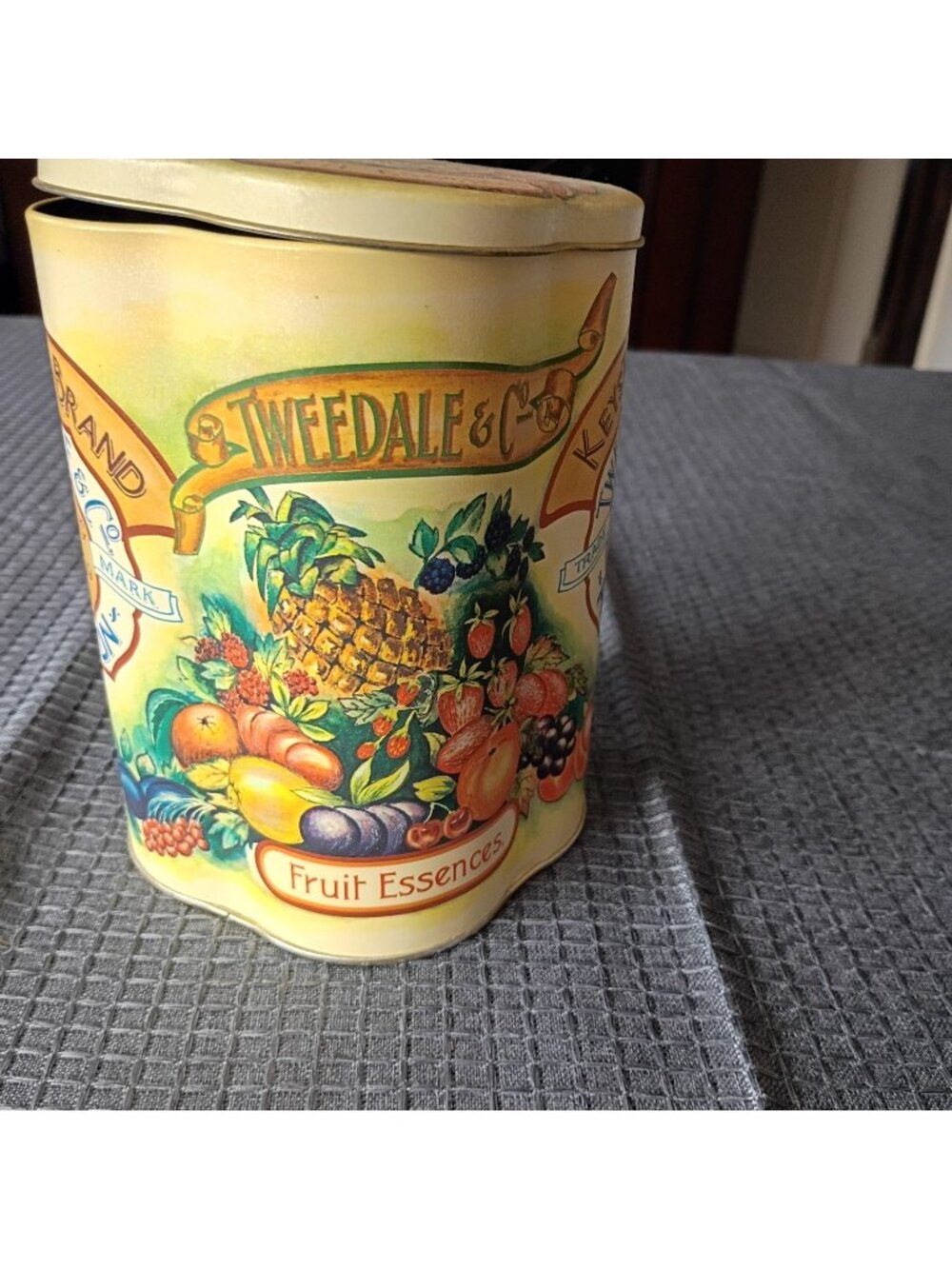 vintage tin box Tweedale Co.